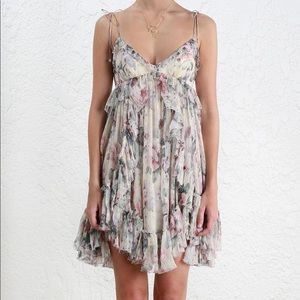 Zimmermann Jasper Mini Ruffle Dress